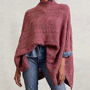 Anthropologie Brand Poncho. Size M/L NWOT